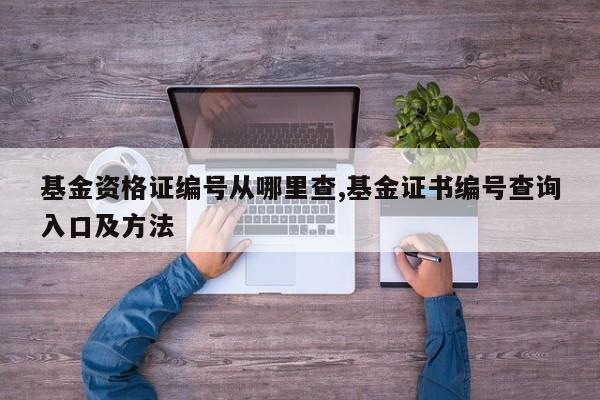 基金资格证编号从哪里查,基金证书编号查询入口及方法